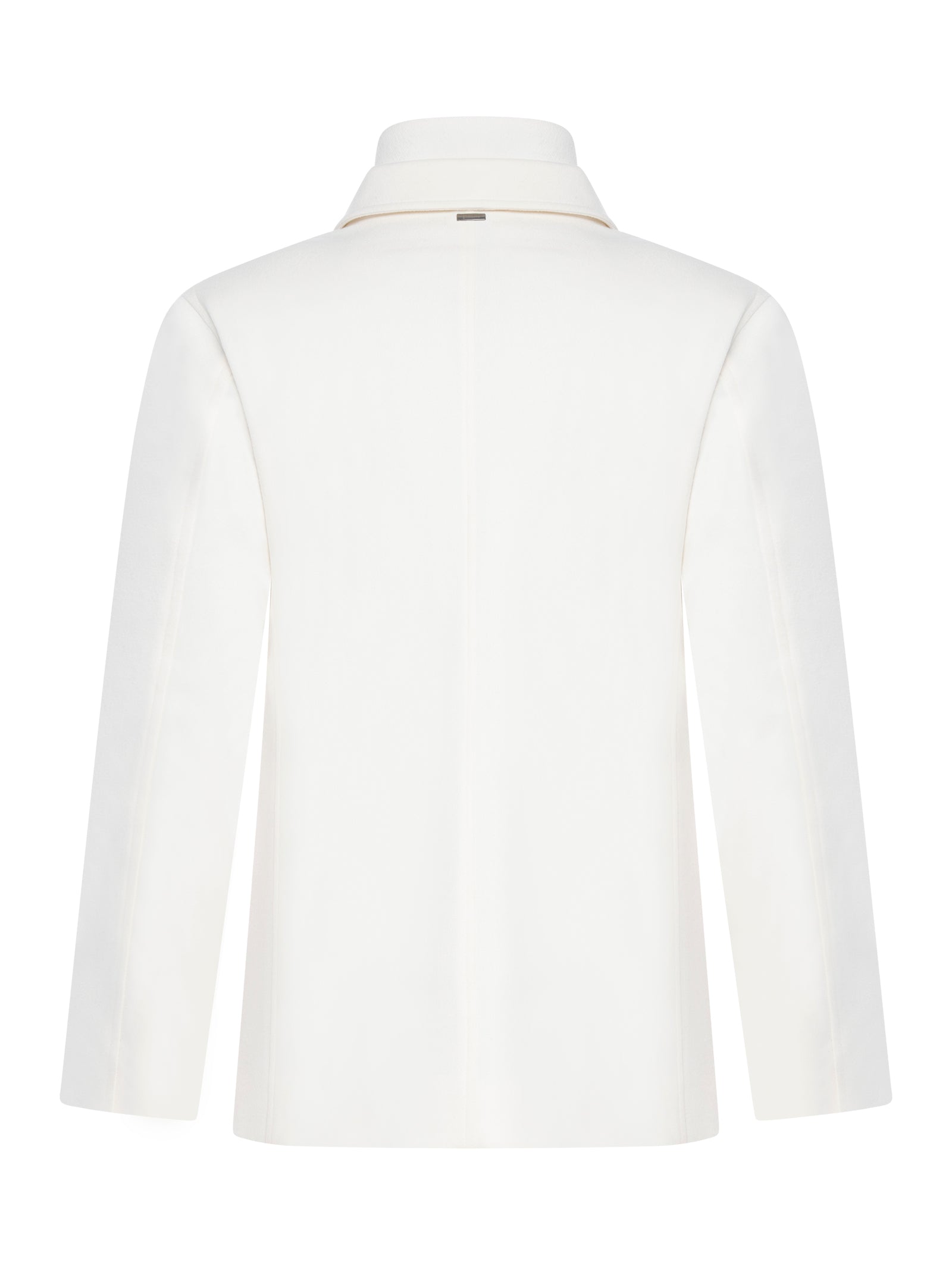 Silk-Cashmere Blend White Herno Jacket