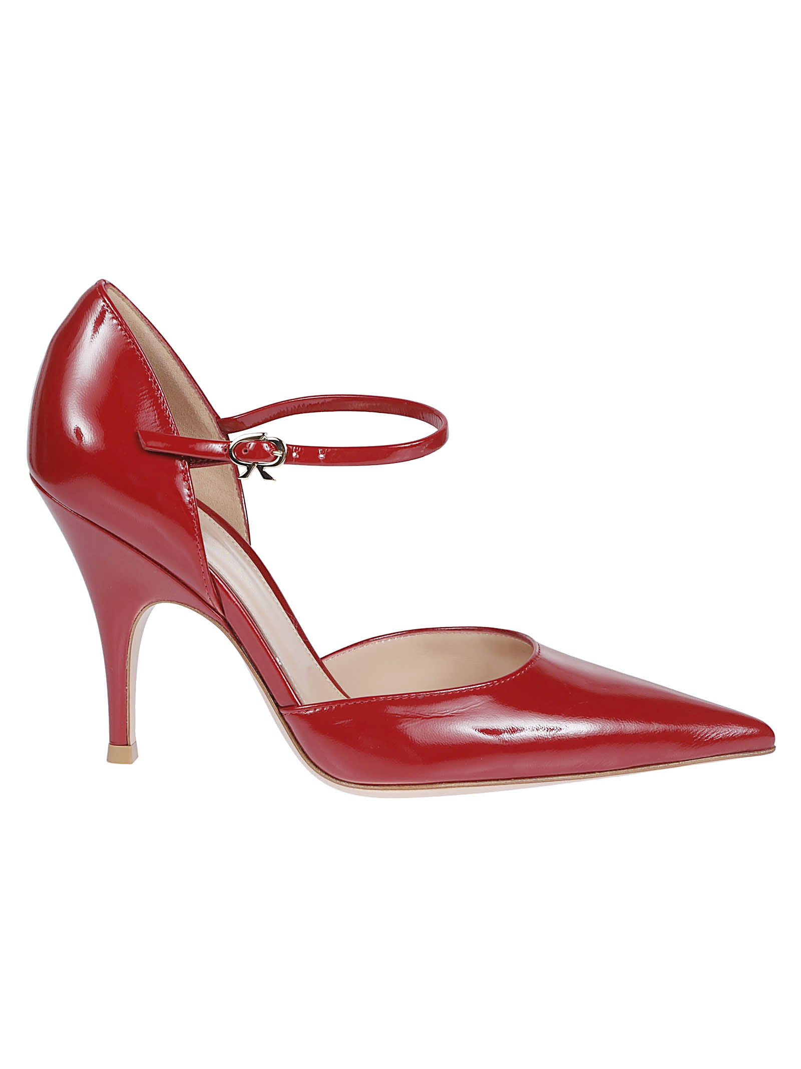 G41019 Nuit Glossy Finish Pointed-Toe Pumps