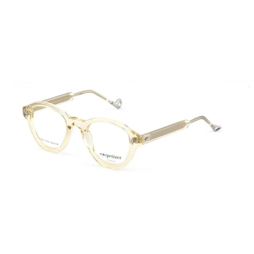 Federico Translucent Light Beige Eyepetizer Eyeglasses with Rounded Frame
