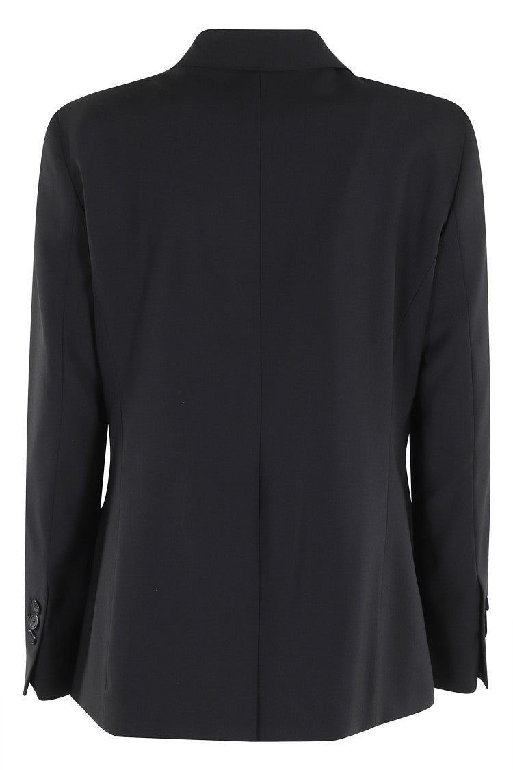 Black Cool Wool Fabric Suit