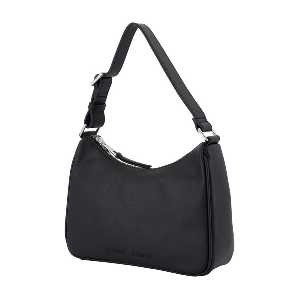 Structured Leather Shoulder Purse