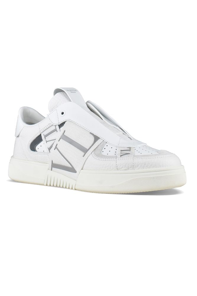 White Leather Vl7N Sneakers