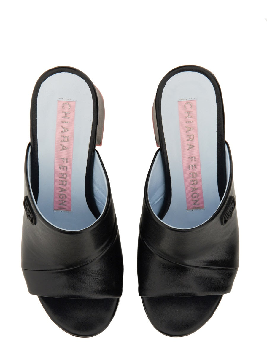 Platform Sandal With Block Heel