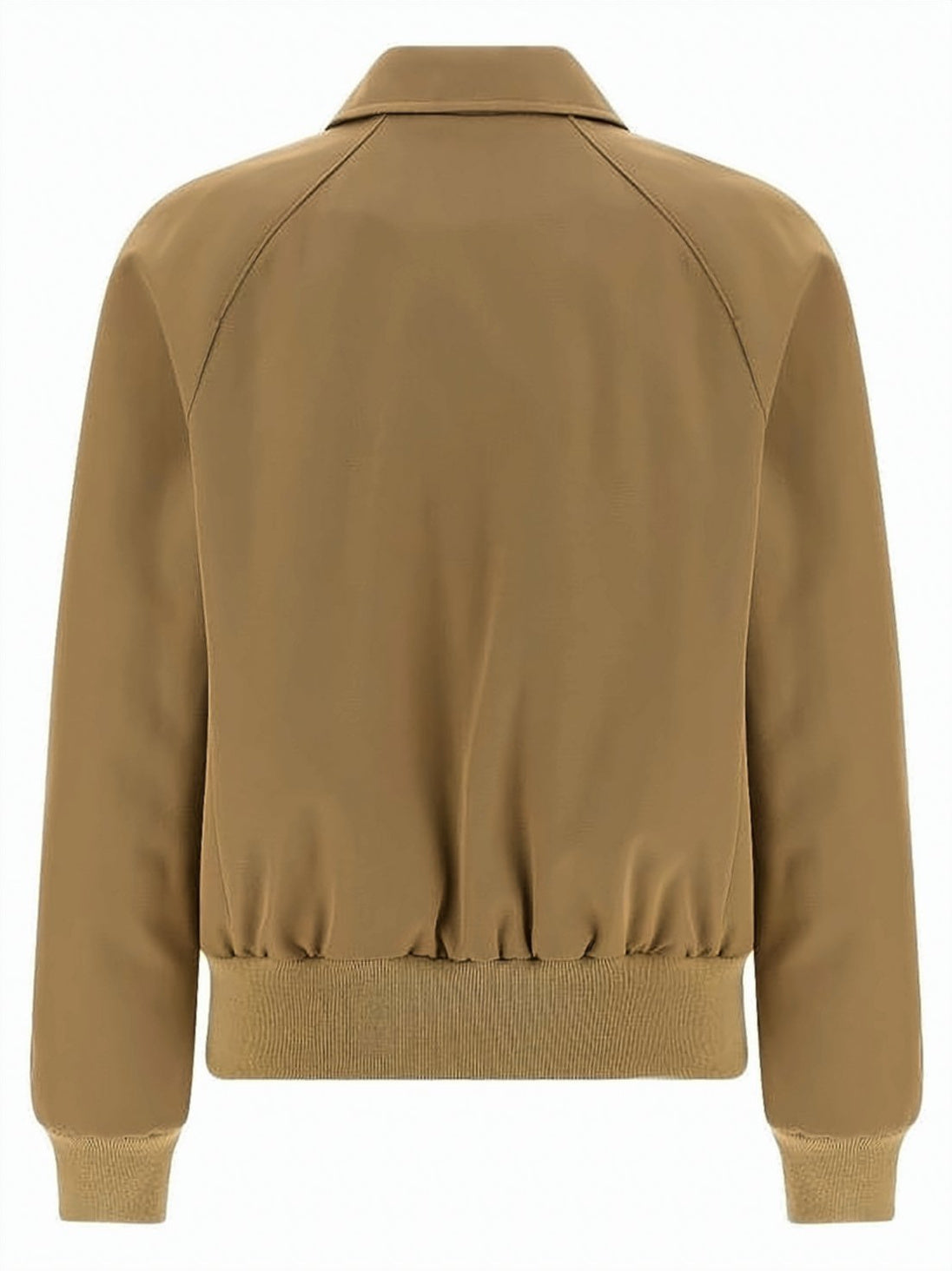 Structured Beige Jacket With Classic Collar