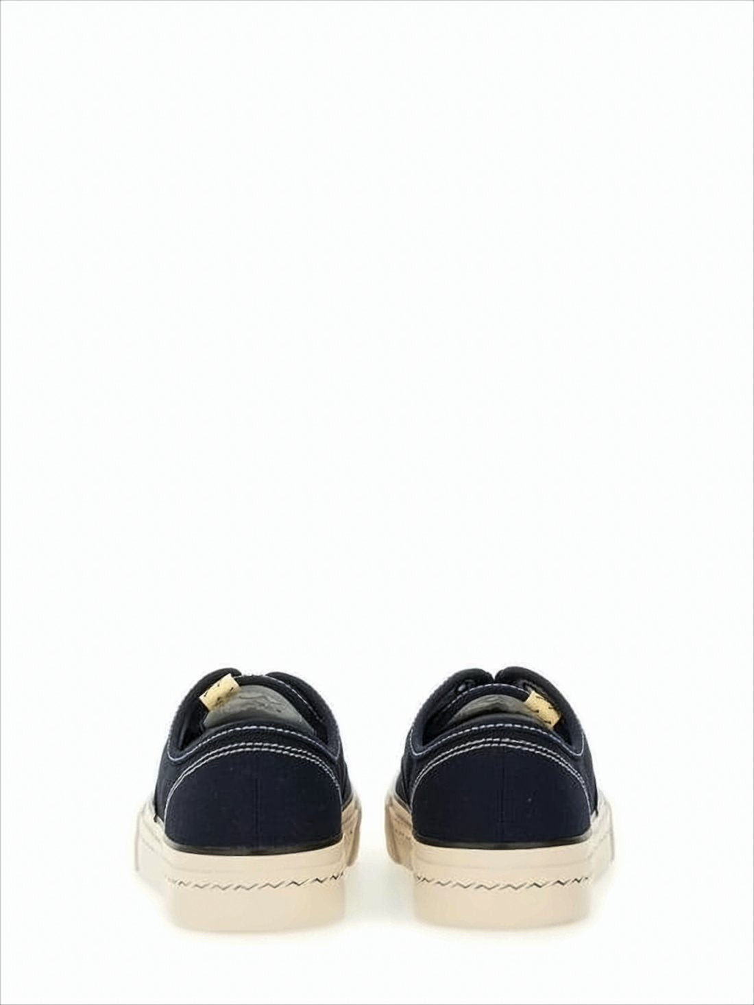 Canvas Upper Sneakers with Contrasting White Details