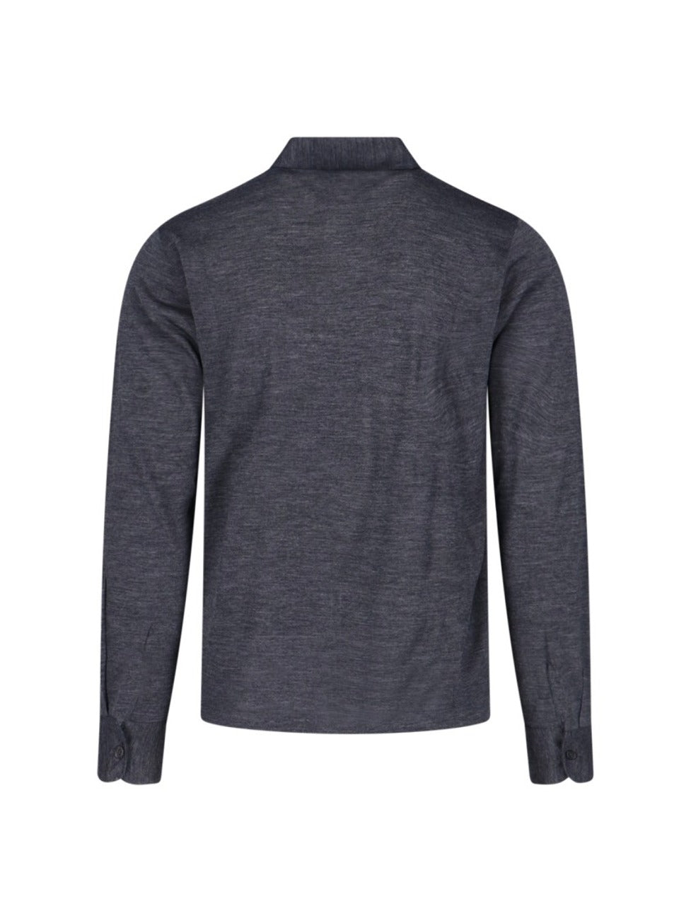 Virgin Wool Polo – Grey