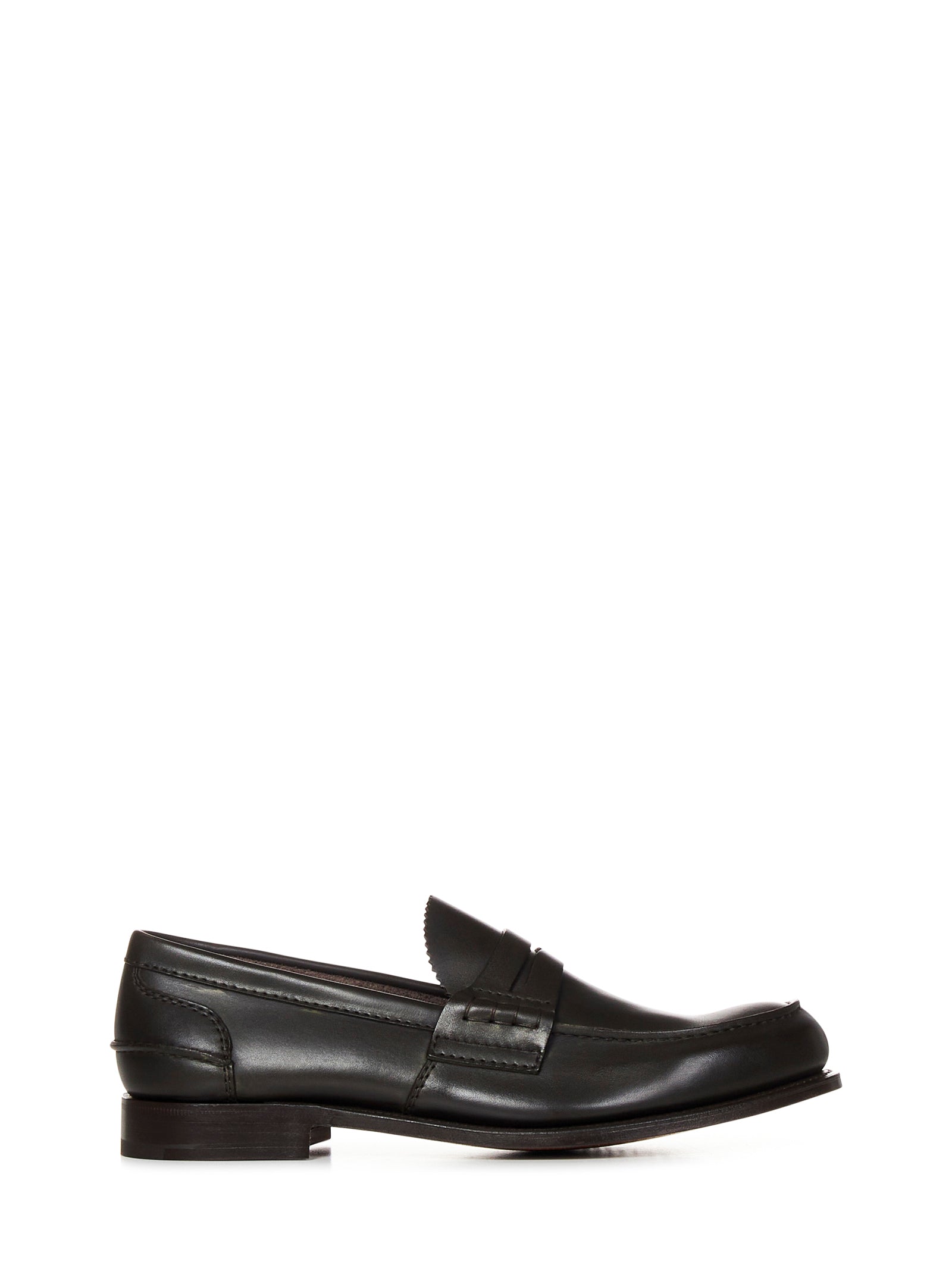 Pembrey Brown Calf Leather College Loafers