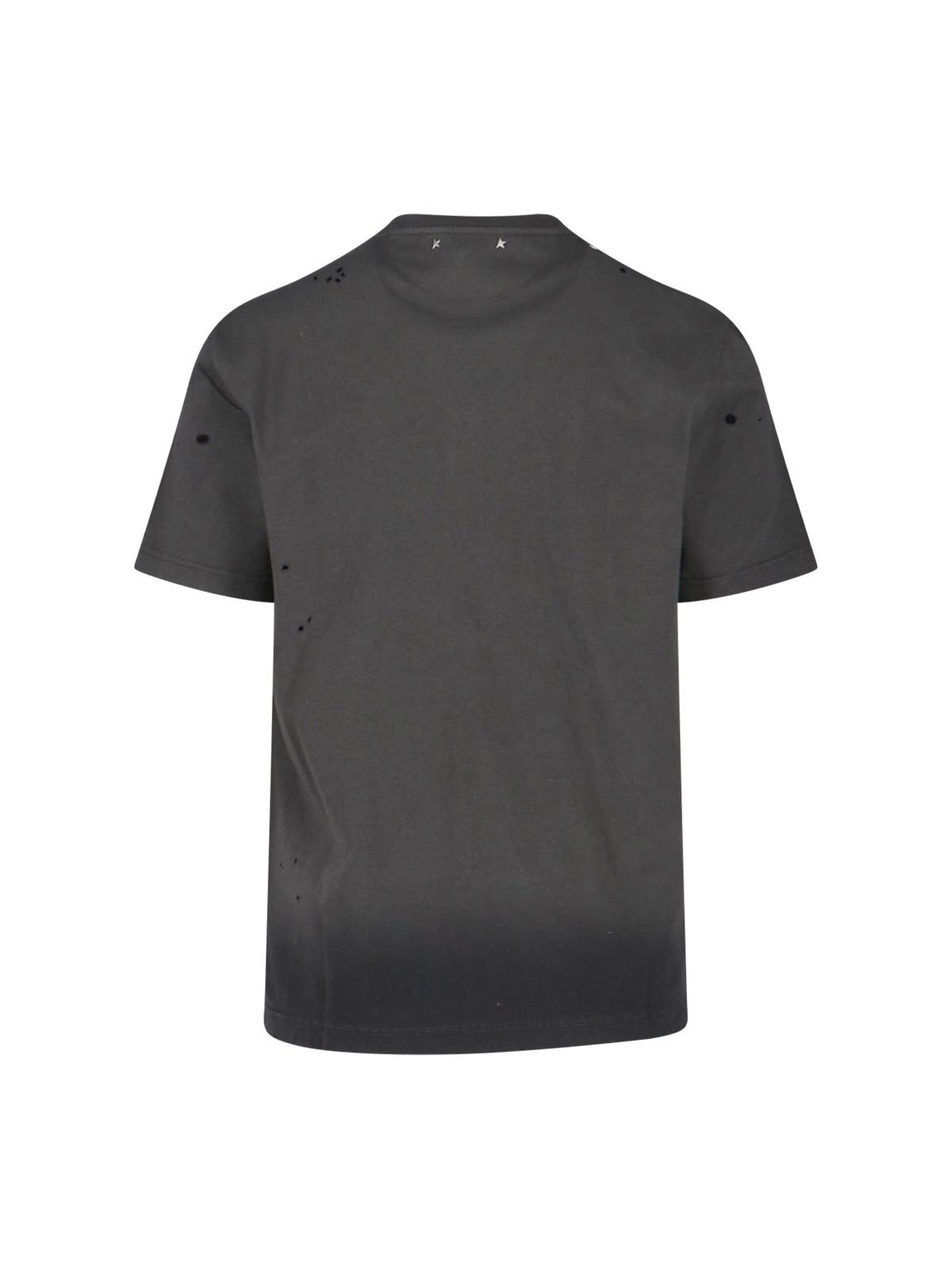 "Journey" T-Shirt In Grey Cotton
