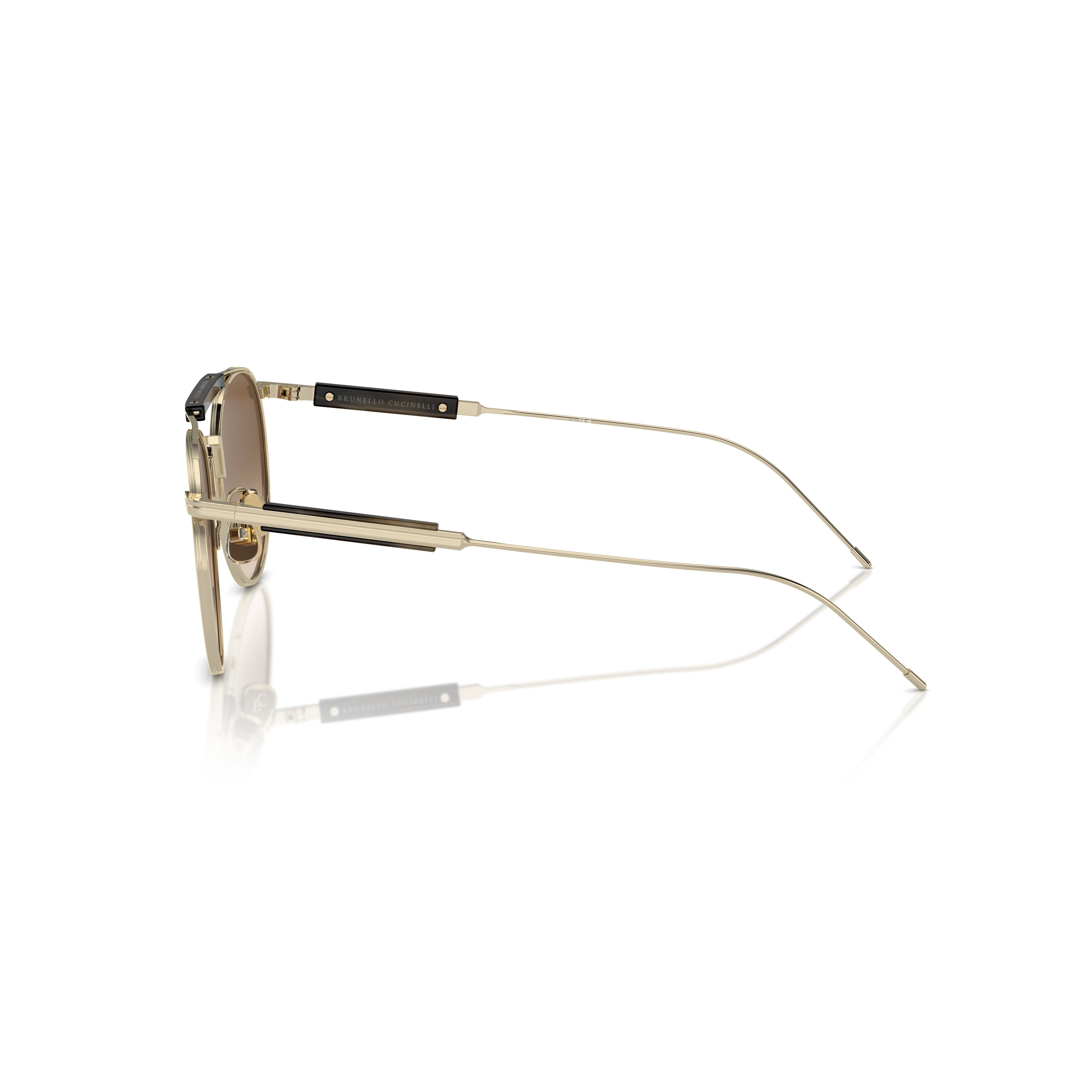 0bc2004st Titanium Frame Sunglasses with Double Bridge