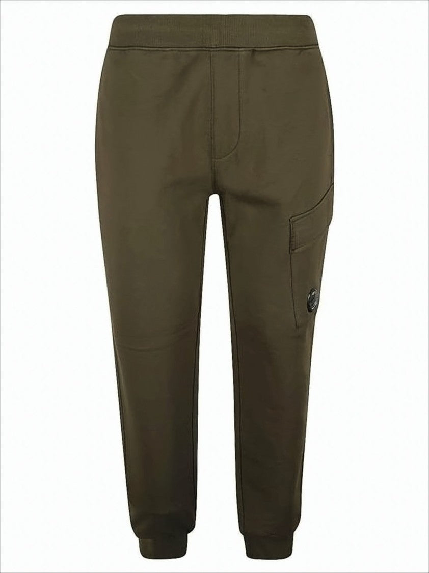 Relaxed Fit Brown Jogger Pants With Cargo Pocket Detail