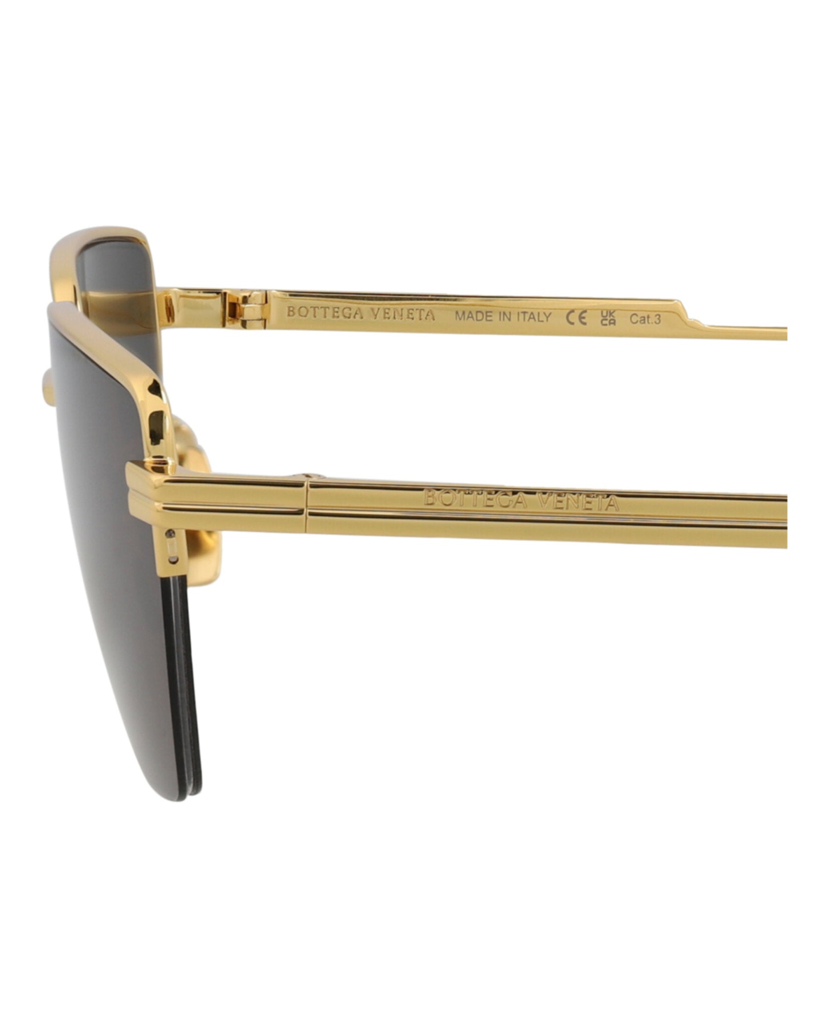 Square-Frame Metal Sunglasses