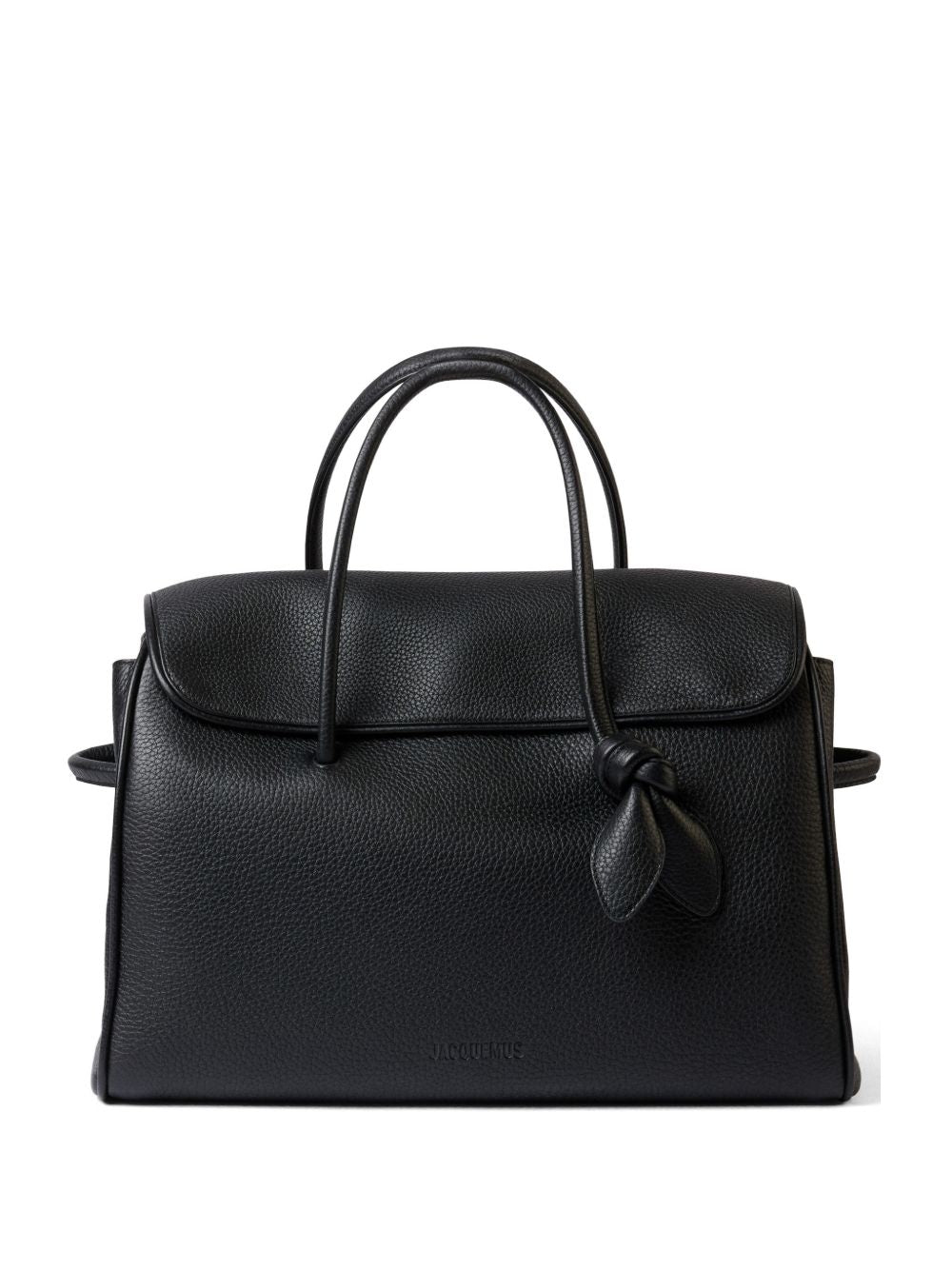 Rectangular Handbag With Pebbled Texture