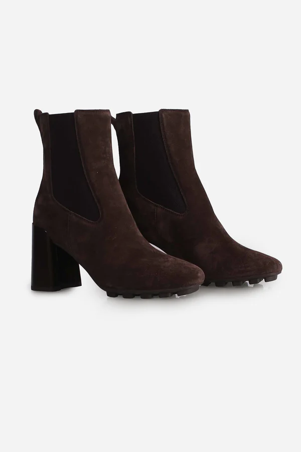 H695 Ankle Boots In Calfskin Suede