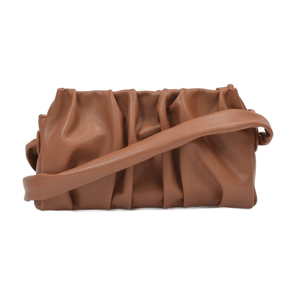 Vague Handbag - Brown - Leather