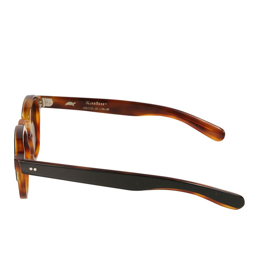 Jack Bold Tortoiseshell-Pattern Square Sunglasses with Dark Rectangular Lenses