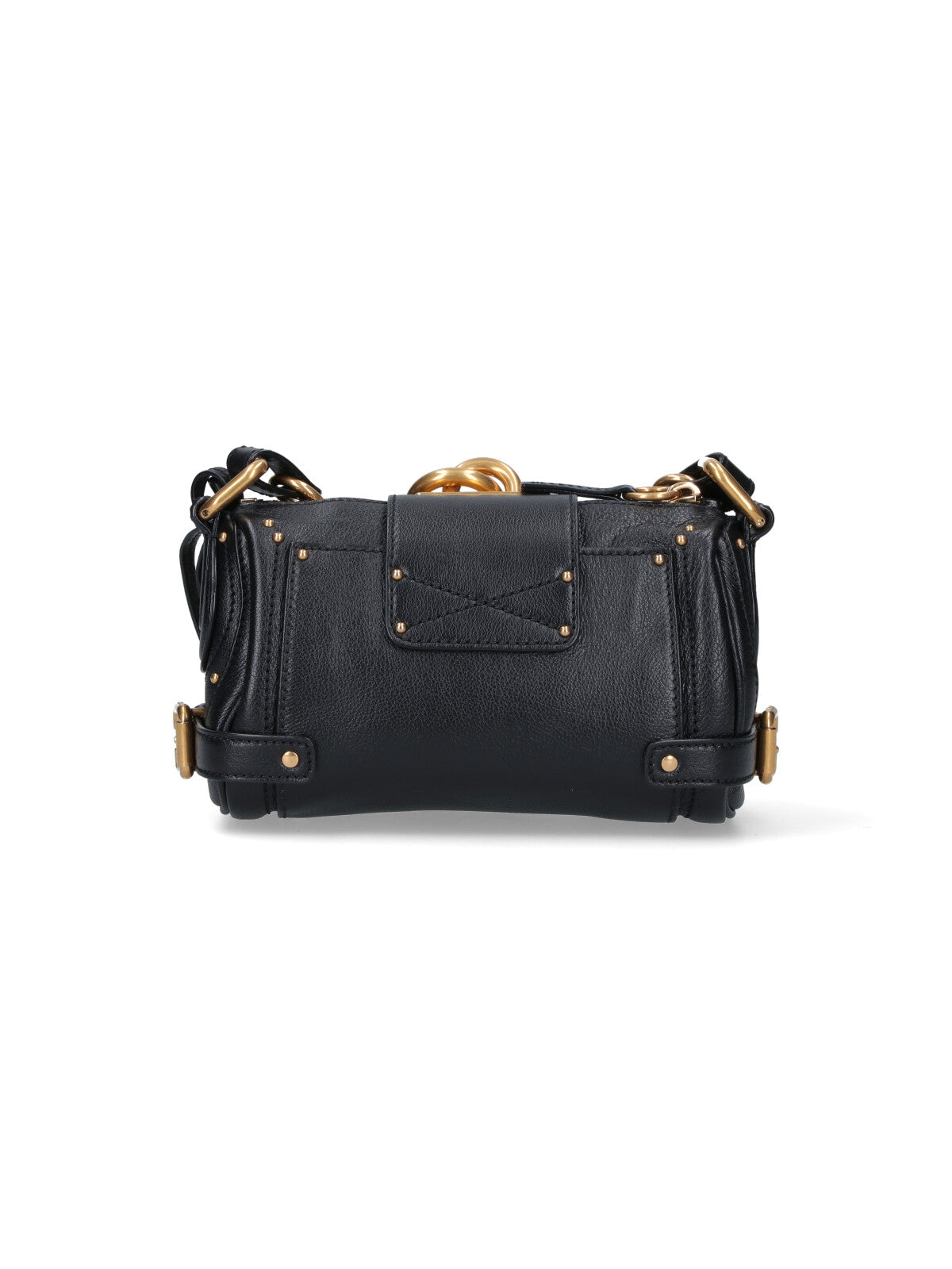 Black Paddington Textured Leather Bag