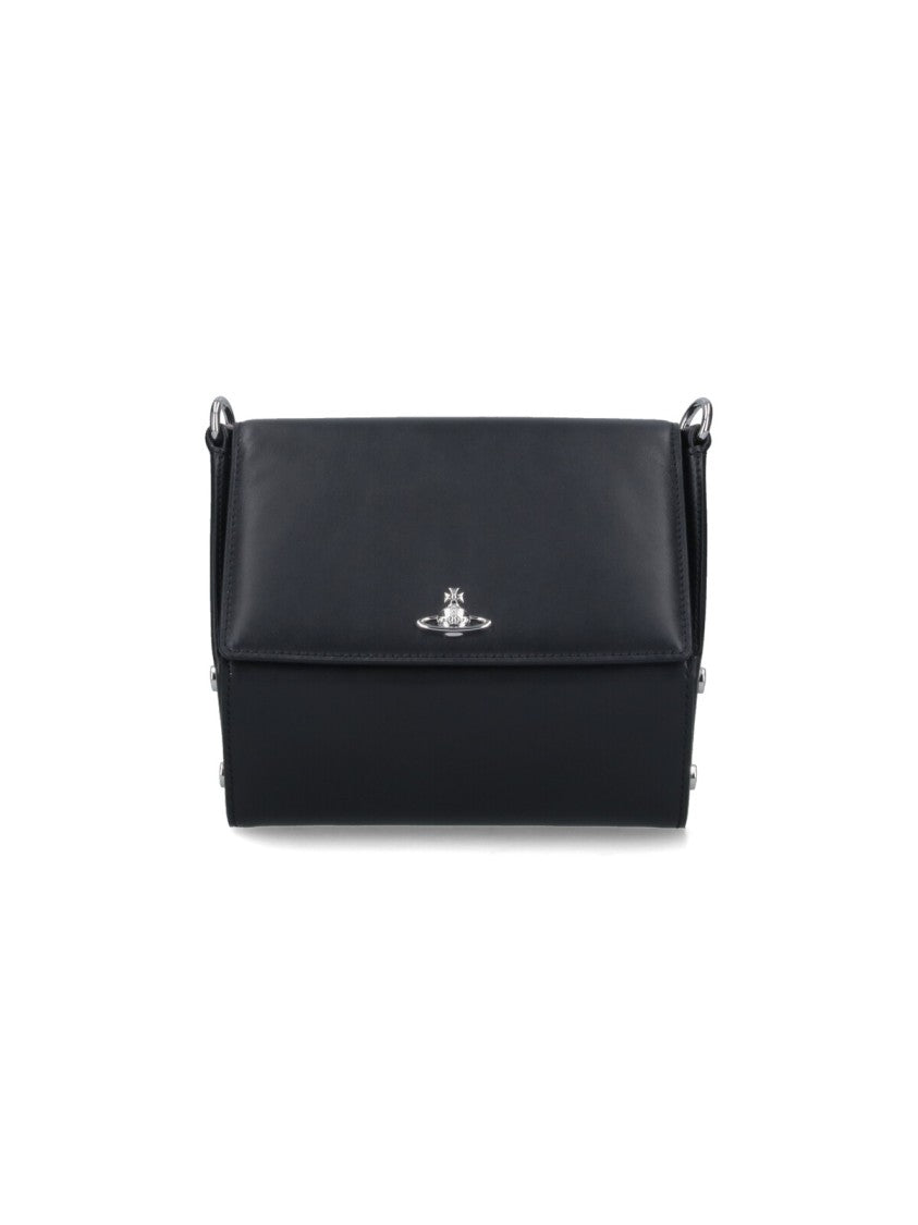 Logo Crossbody Bag - Black