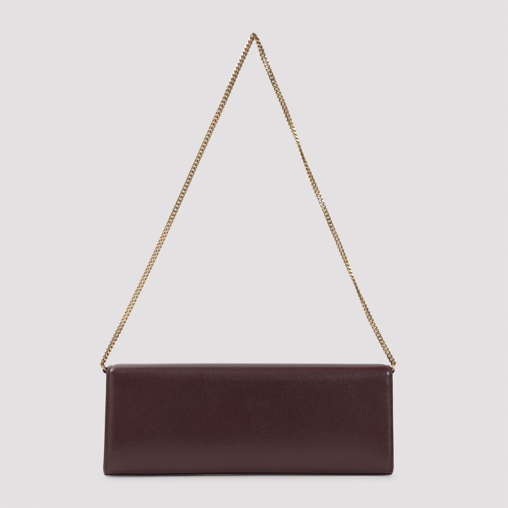 Burgundy Calf Leather Shoulder Bag