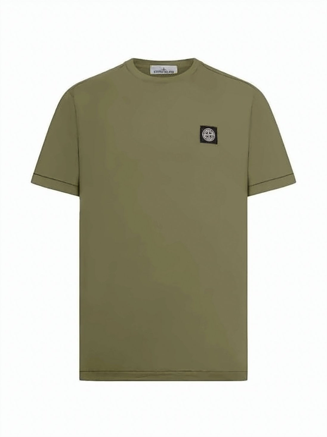 White Slim-Fit Cotton Jersey Patch T-Shirt