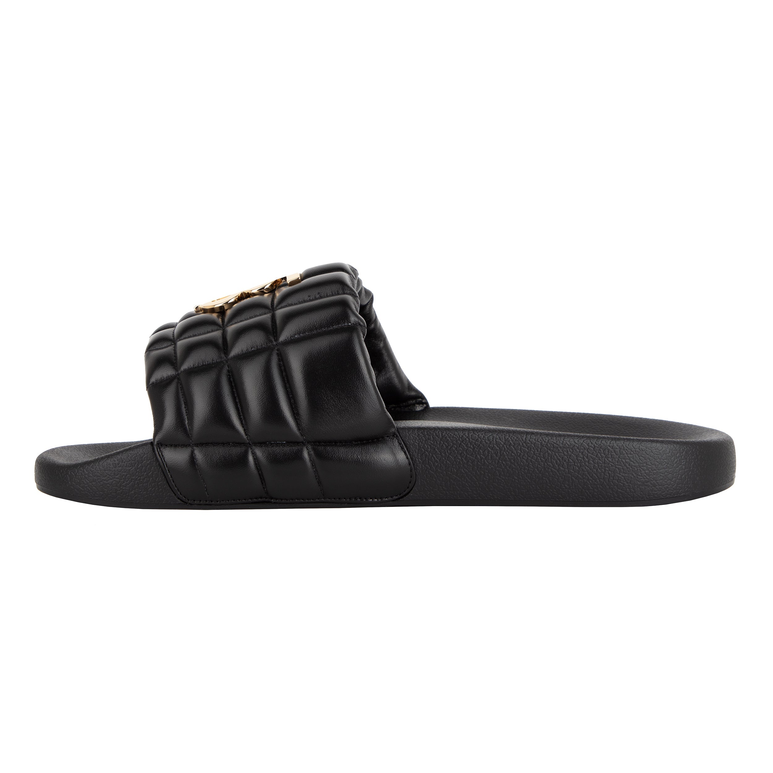Monogram Motif Quilted Lambskin Slides