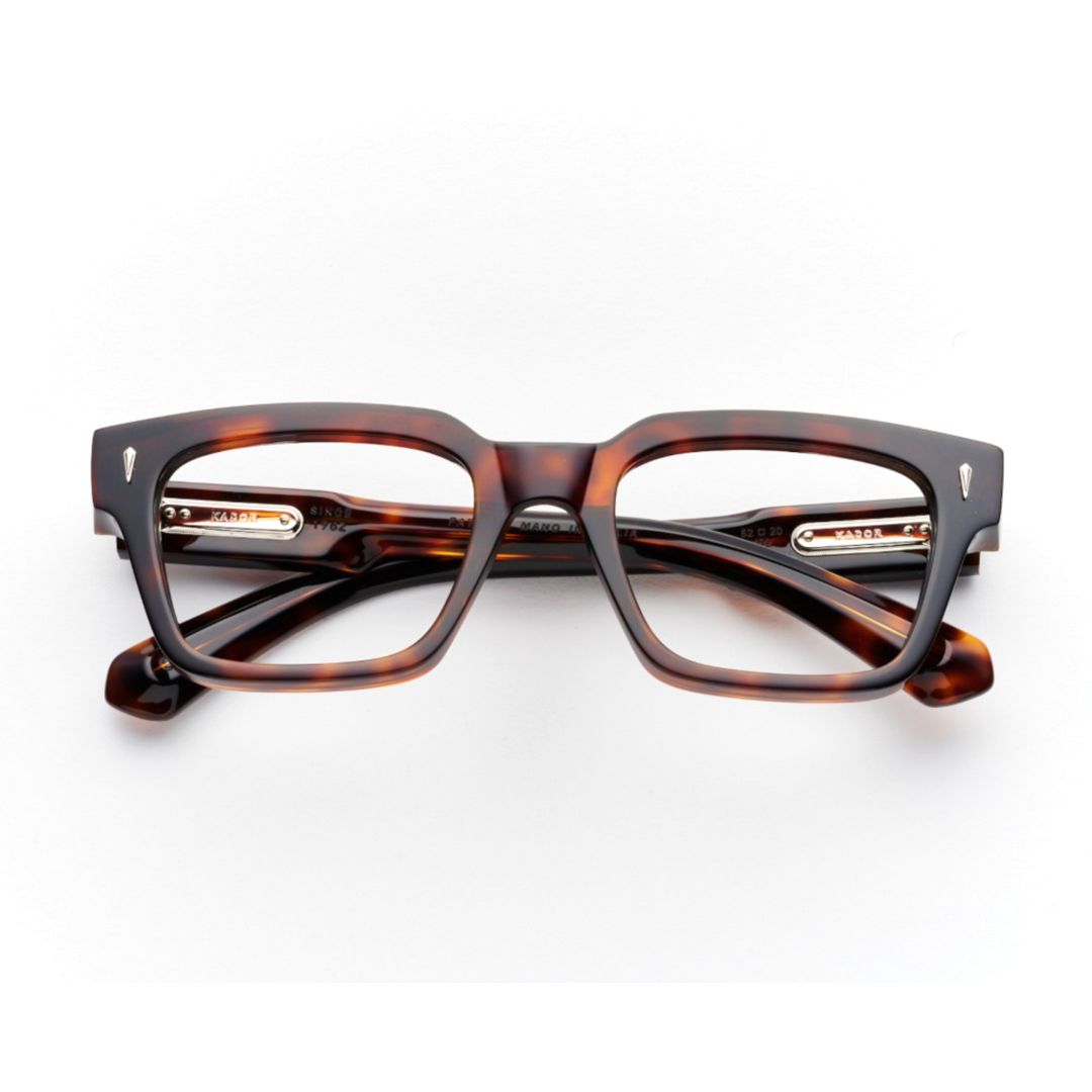 Premium 1 Tortoiseshell-Patterned Rectangular Frame Eyeglasses