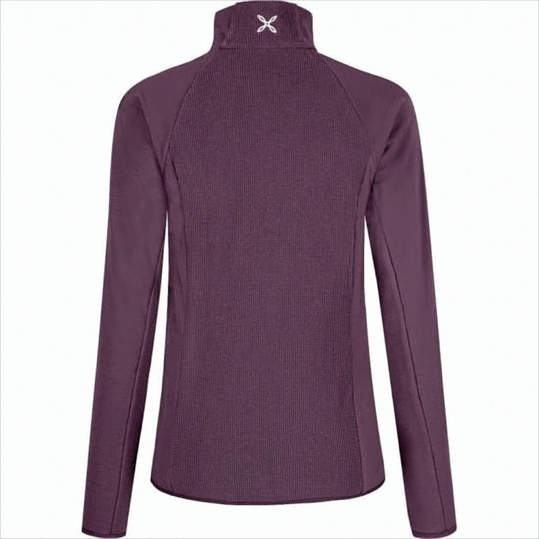 Fitted High-Collar Montura Jacket with Textured Panels