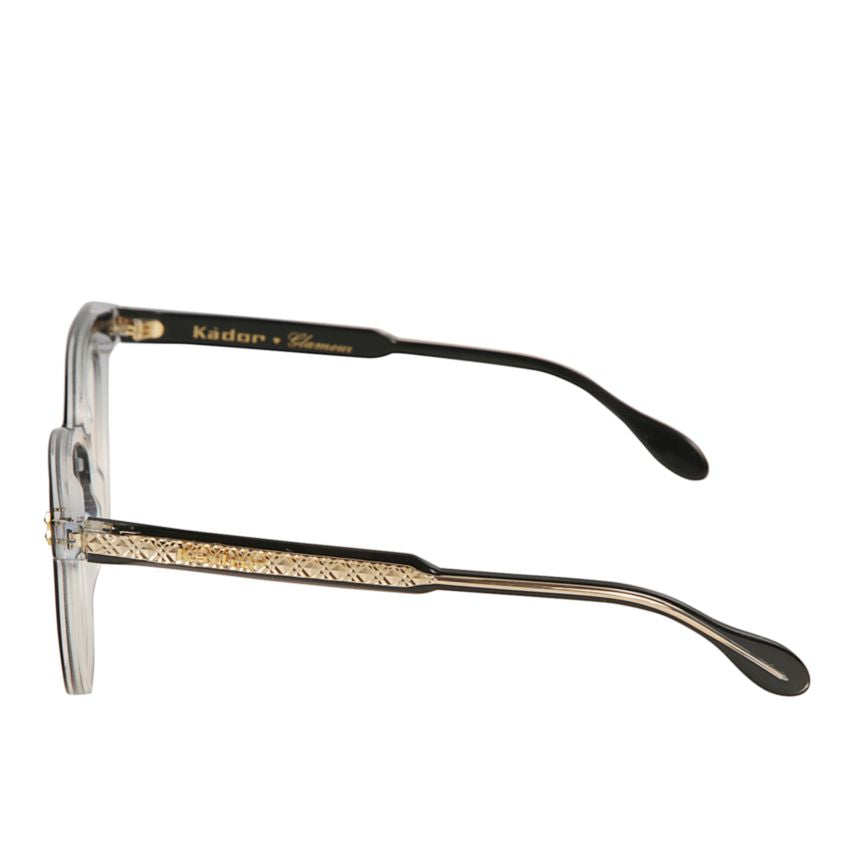 Nikla Glamour Rounded Frame Eyeglasses with Intricate Gold Detailing