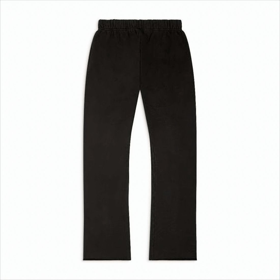 Straight-Leg Black Cotton Joggers with Minimalist Design