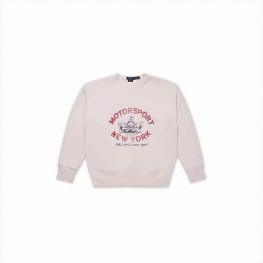 Vintage-Inspired Fleece Sweatshirt with Iconic Emblem