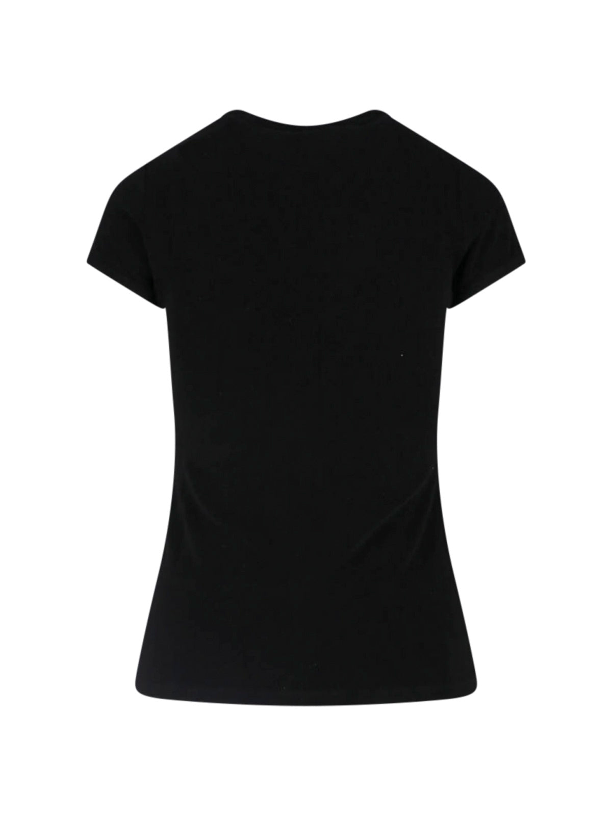Black Baby Spongy Embroidered Viscose T-Shirt