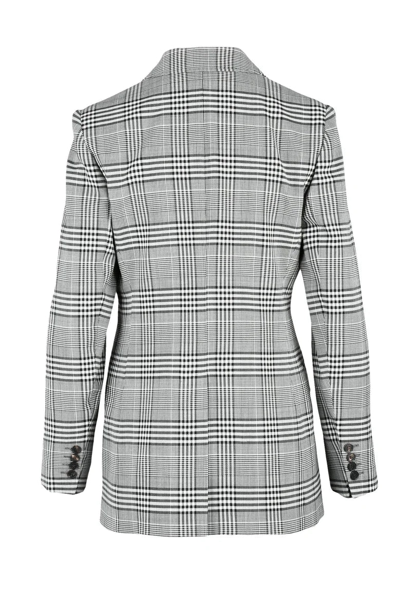 Staffa Double-Breasted Jacket - Grey/Black