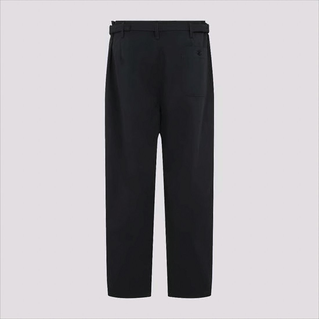 Minimalist Tailored Straight-Leg Pants with Matte Finish