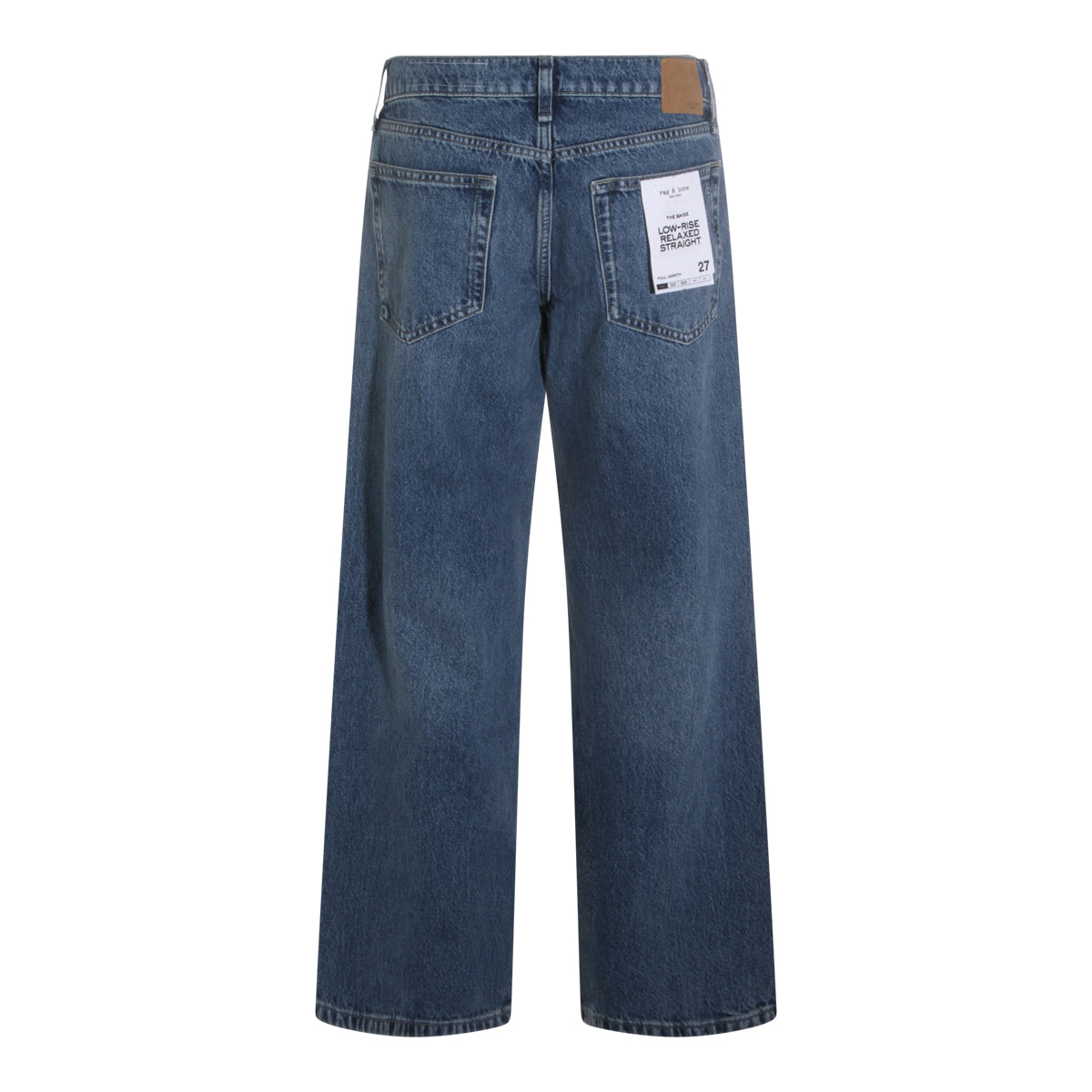 Straight-Leg Jeans With Mid-Rise Waist