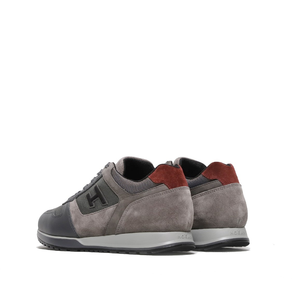 Grey Leather H321 Sneaker