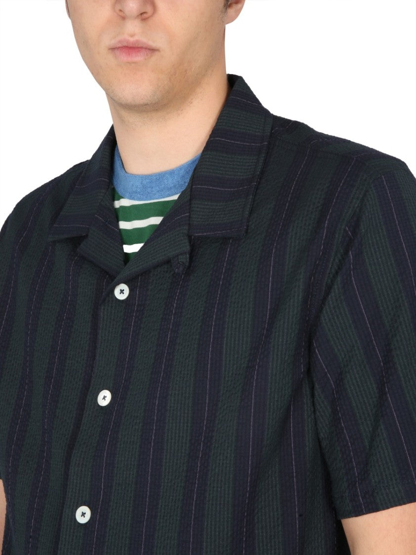 Striped Short-Sleeved Shirt