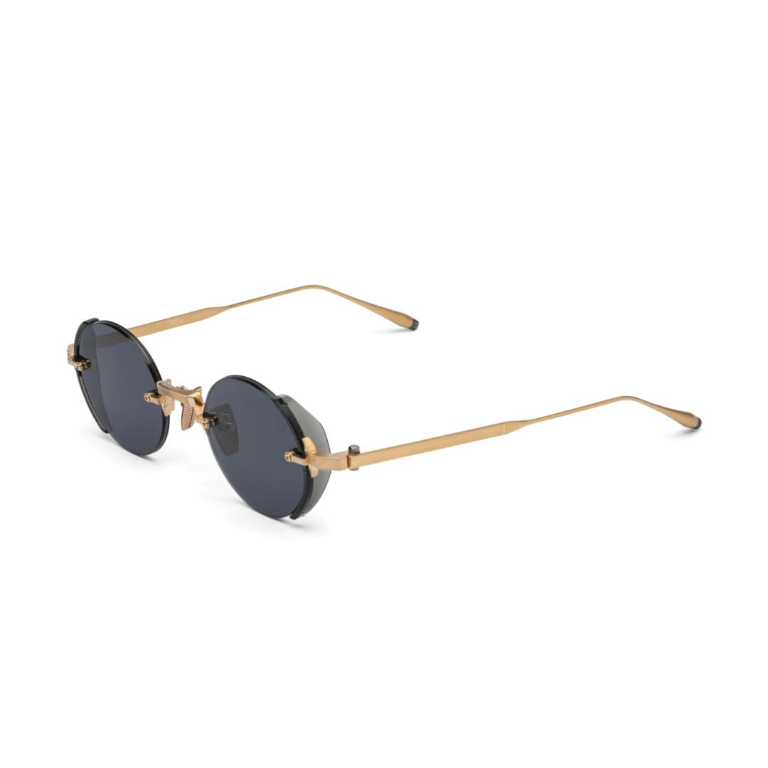 Jupiter Sleek Rimless Sunglasses with Round Lenses