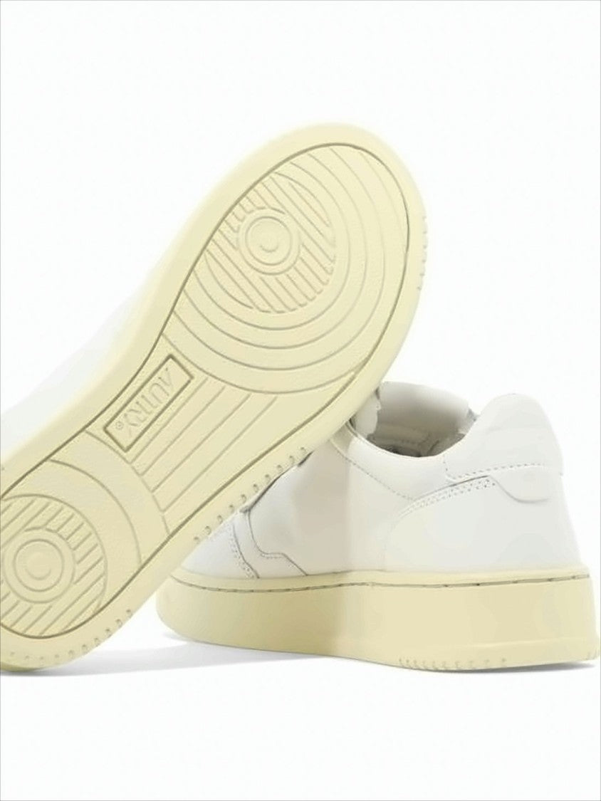 Smooth Goat Leather Low-Top Sneakers
