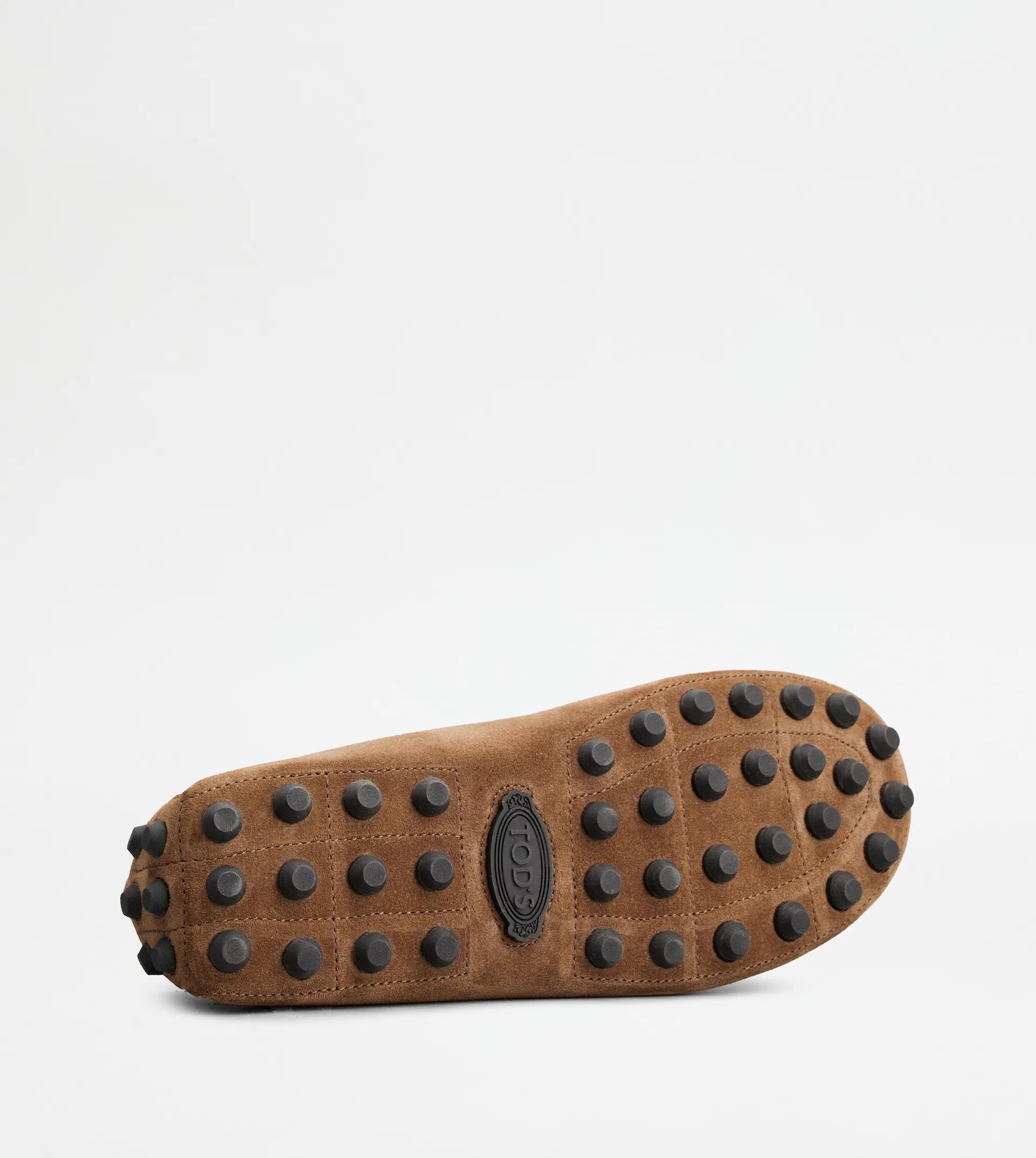 Brown Mocassino Gommino Macro 52K Shoes
