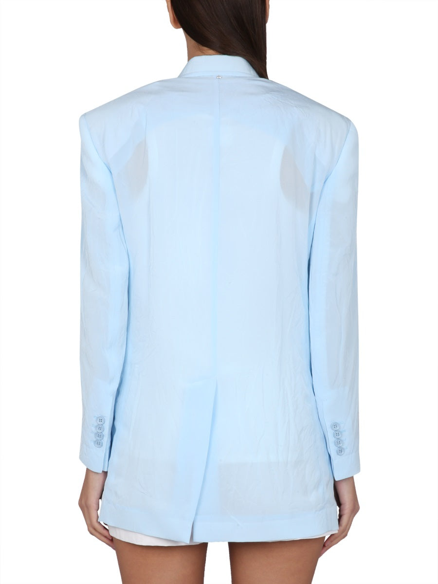 Double-Breasted Jacket with Structured Silhouette