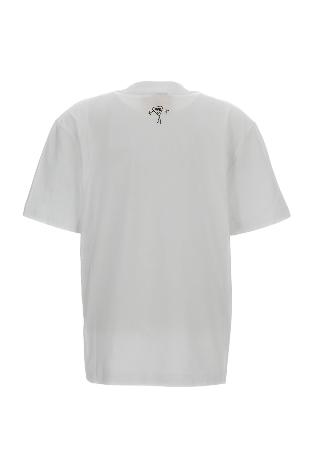 Boxy Fit White Crew-Neck T-Shirt