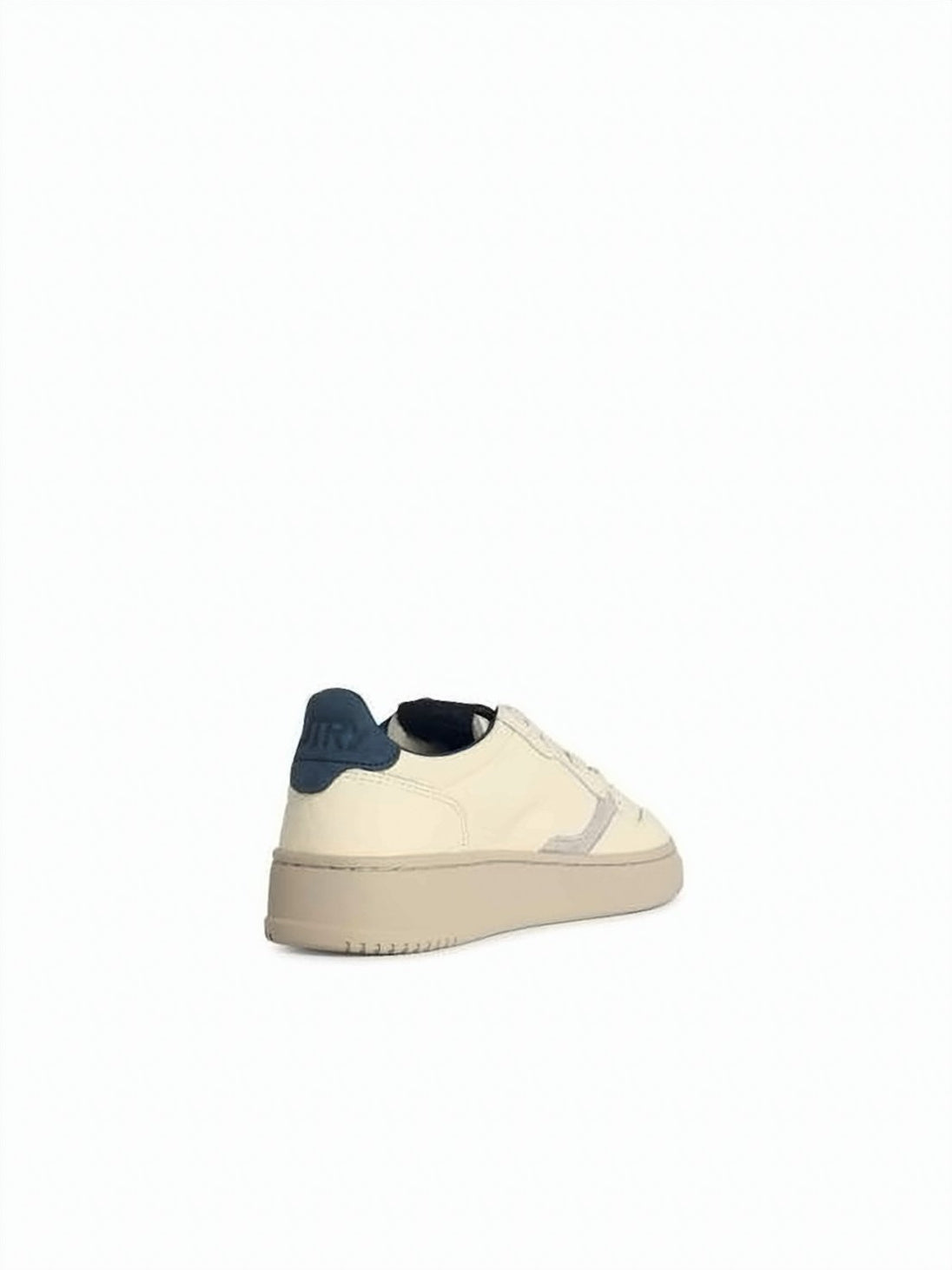 Cream Low-Top Sneakers