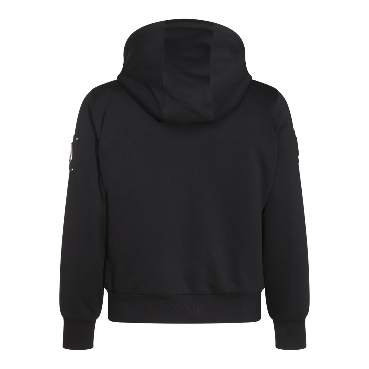 Hooded Black Jacket with Plush Lining