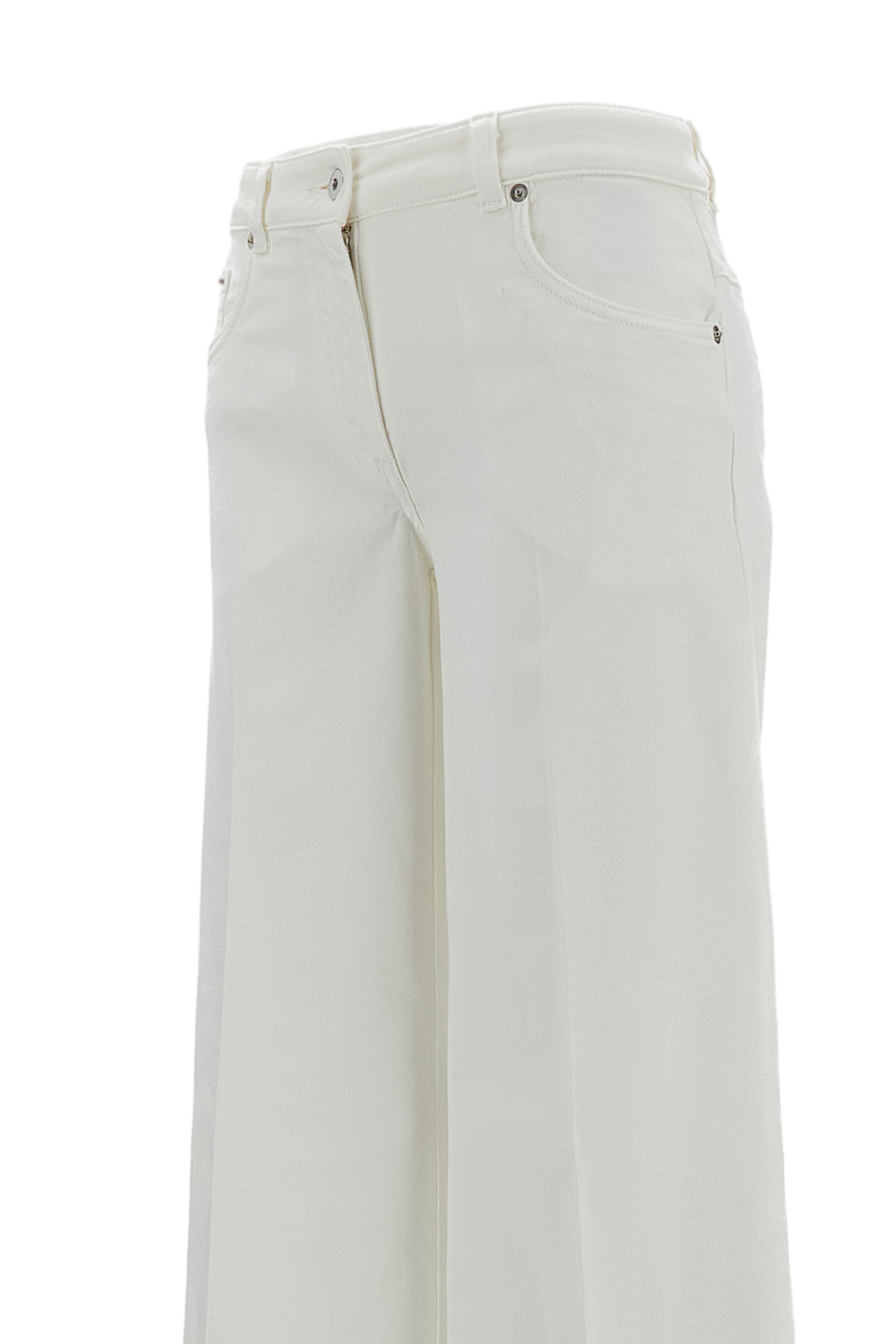High-Waisted Wide-Leg Pants with Minimalist Design