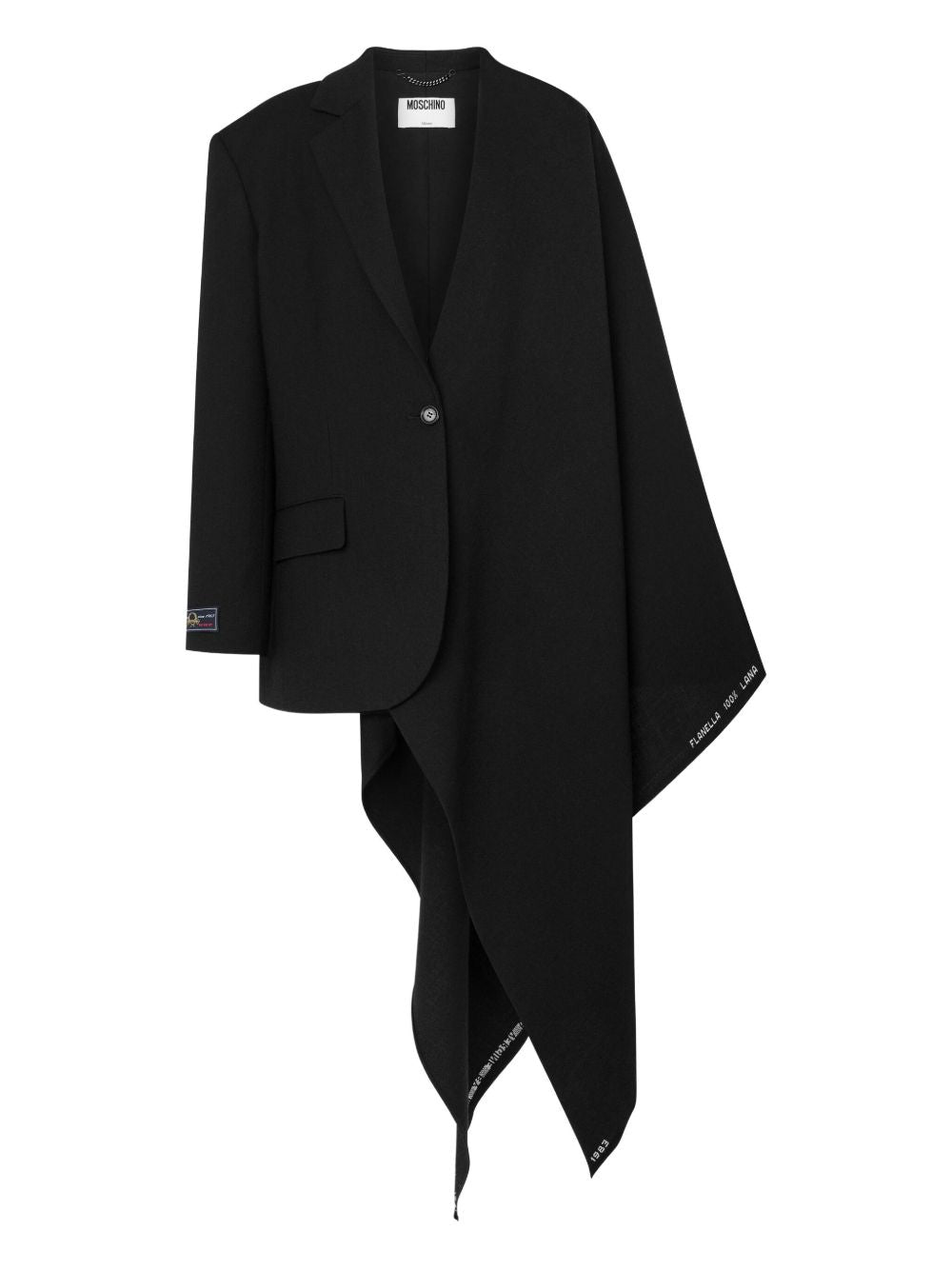 Asymmetric Drape Jacket