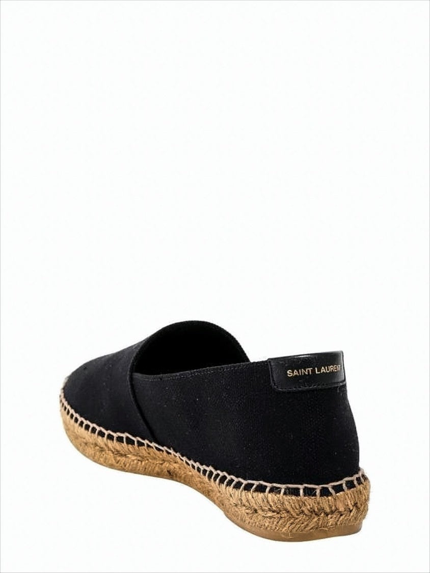 Embroidered Logo Cotton-Linen Espadrille Sneakers