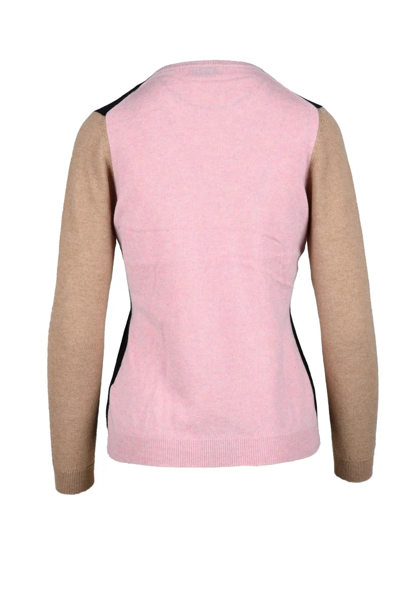 Crewneck Pullover - Blue/Pink