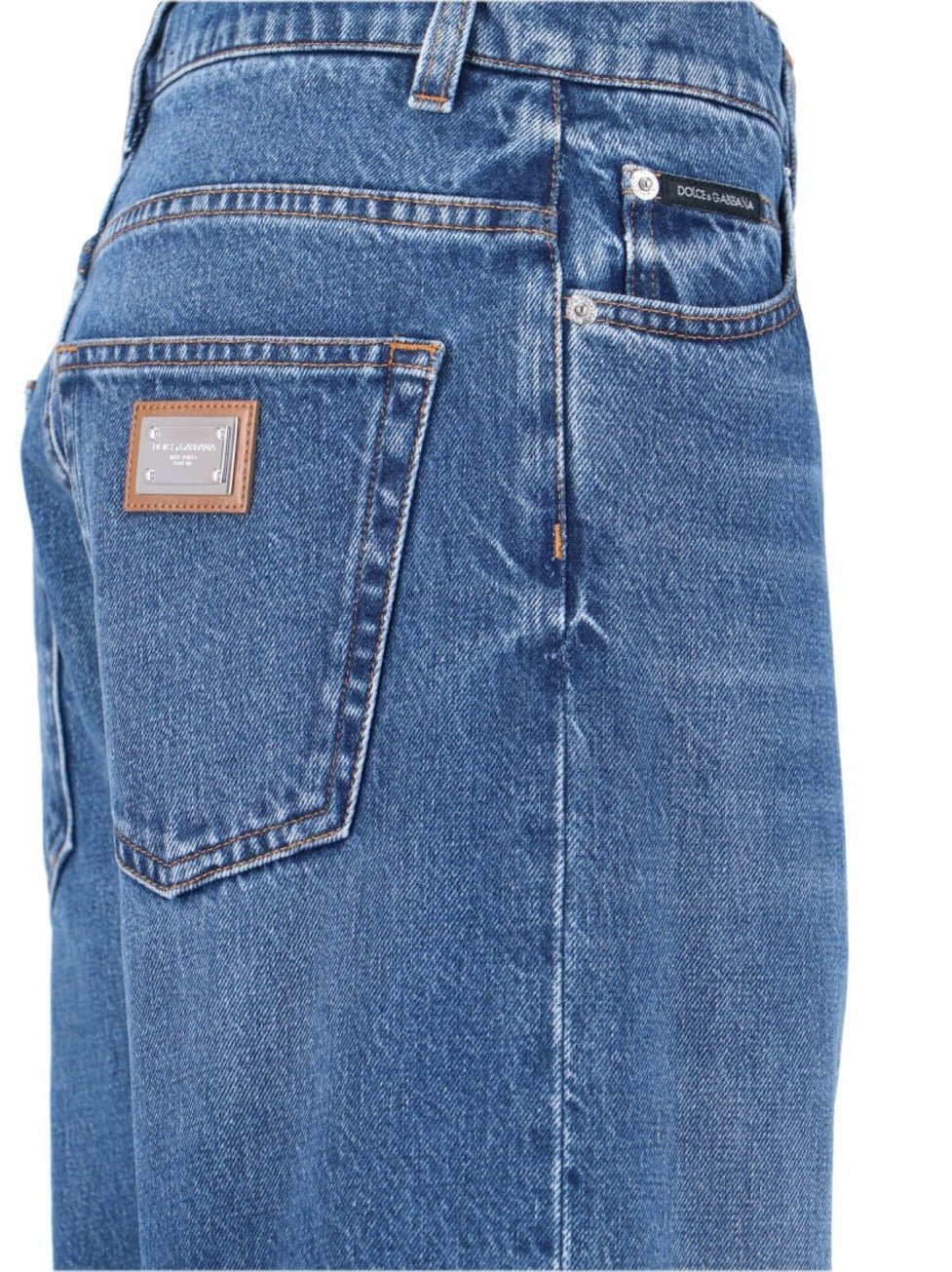 Cuffed Jeans – Blue