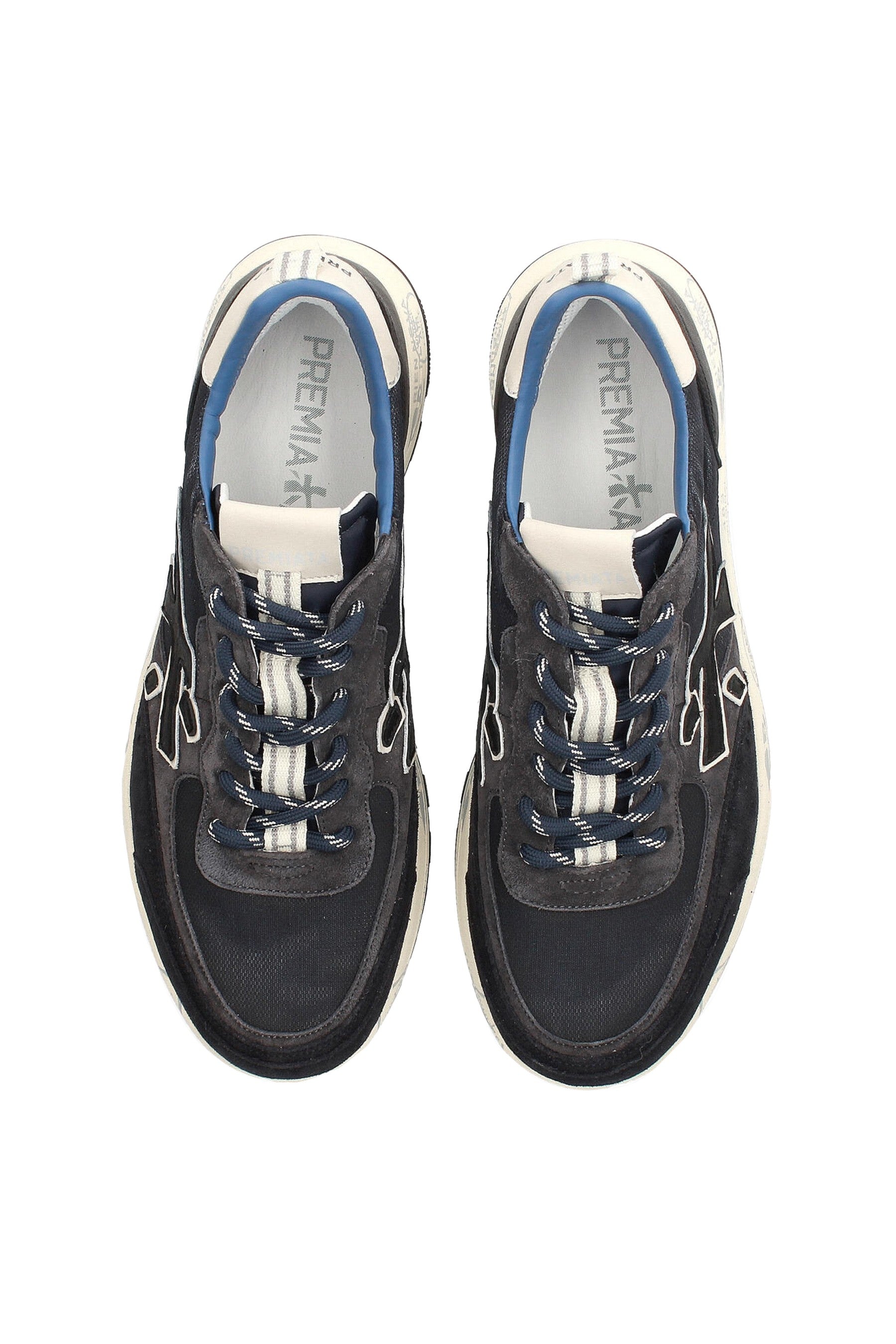 Black Nous Leather Running Sneakers