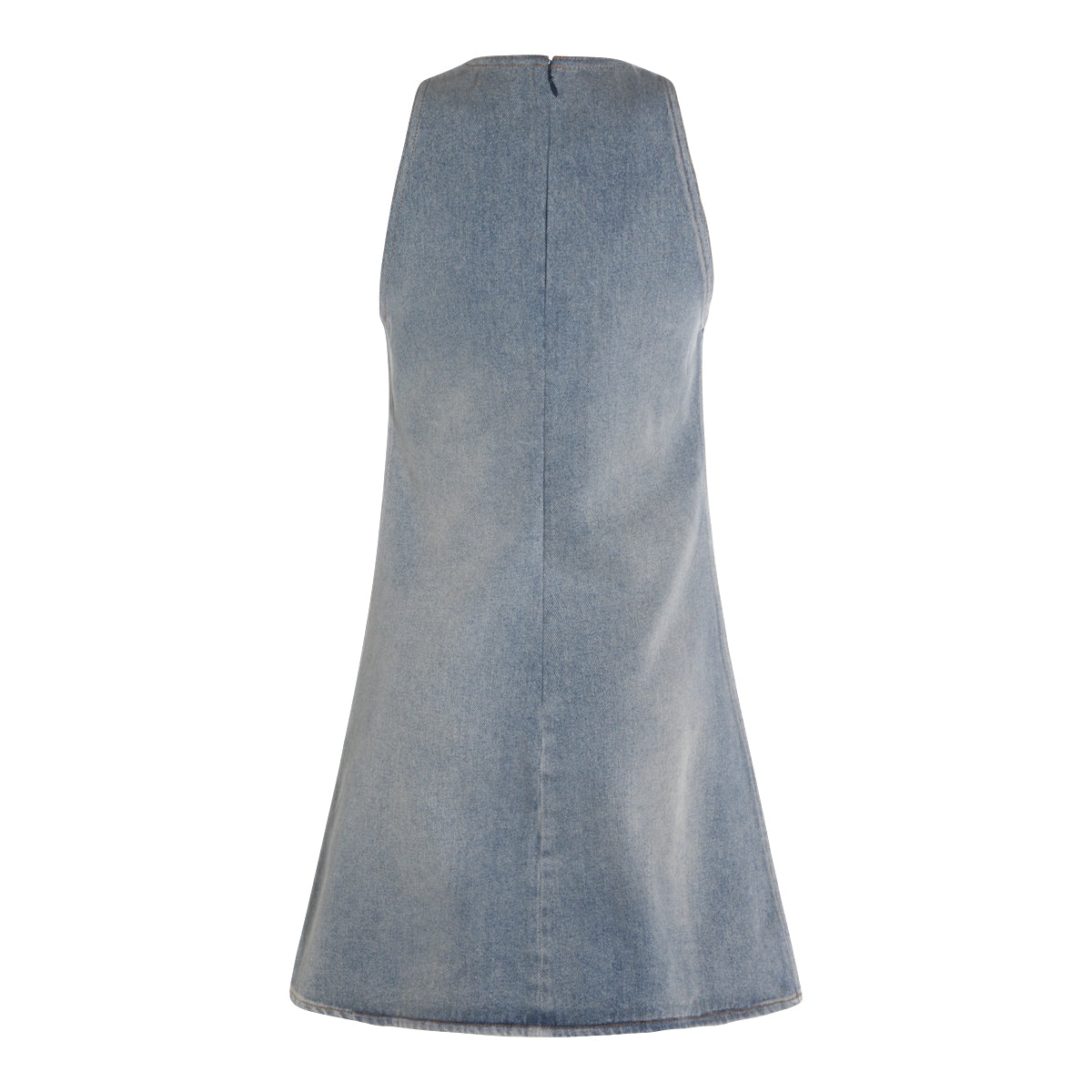 A-Line Denim Mini Dress