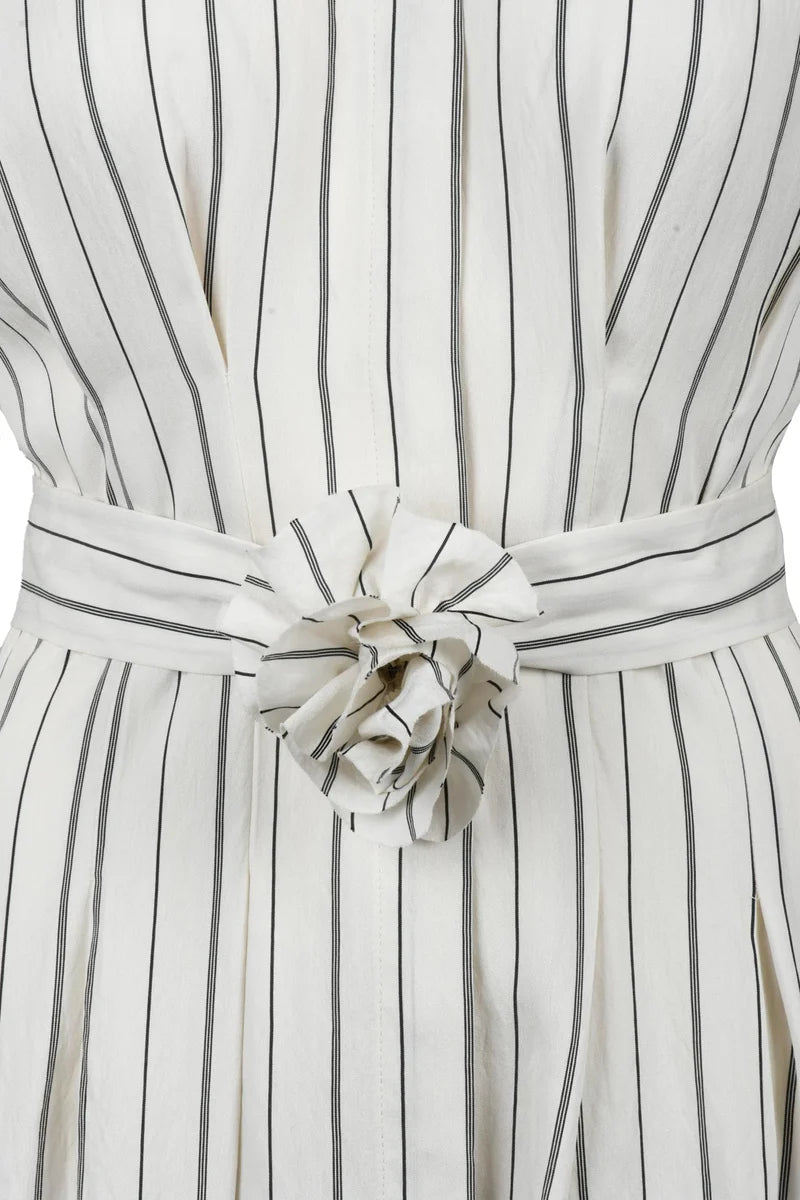 Denis Shirt Dress - White